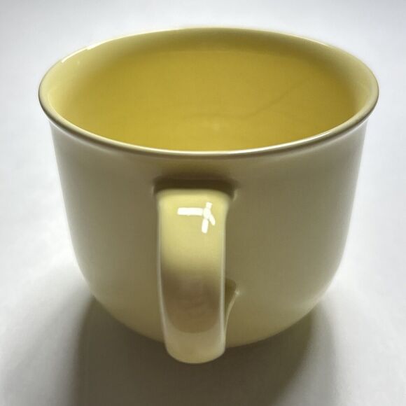 Images Nancy Calhoun Vintage Yellow Coffee Mug Tea Cup Yellow 8” - Japan - Picture 3 of 11